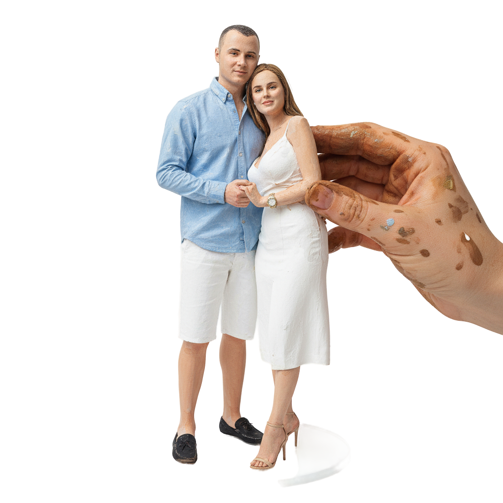 Keepsy3D Personalized portrait figurines